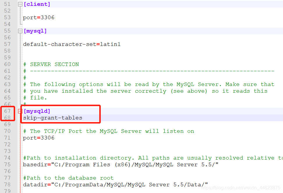 Mysql启动报错Error1045(28000)的原因及解决方法