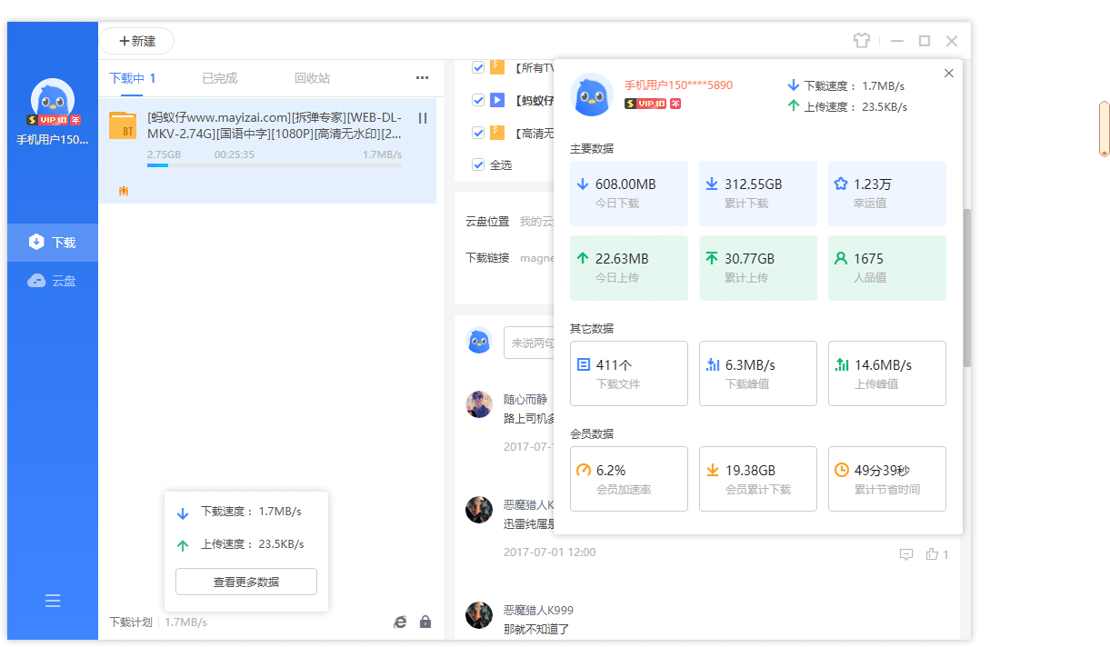 迅雷11 v12.1.7.2822 SVIP绿色版截图3