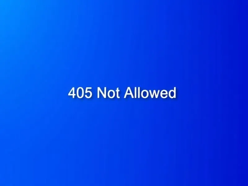 405 Not Allowed.webp
