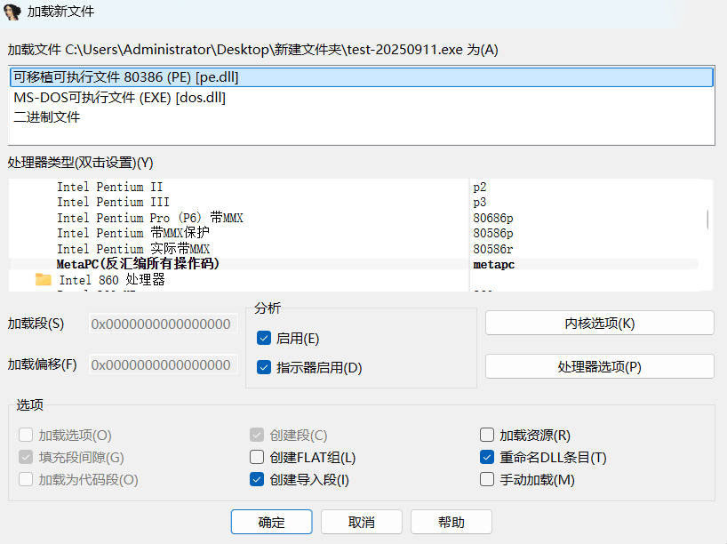 交互式反汇编器 IDA 9.2 汉化截图