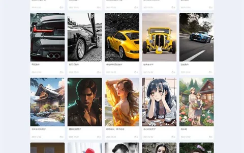 PHP响应式壁纸网站源码免费下载_图片素材