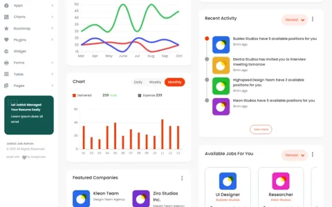 大气Bootstrap OA系统后台管理模板
